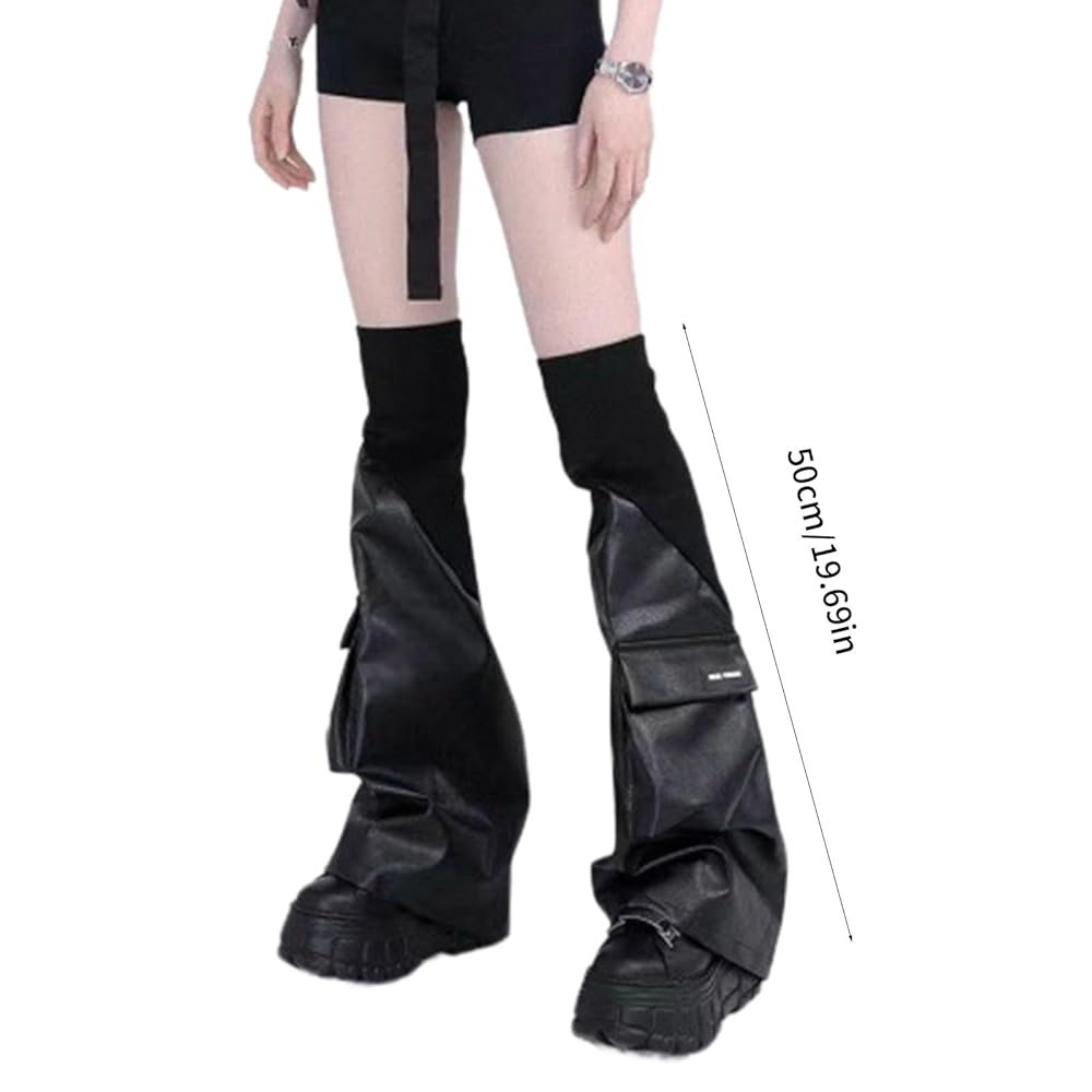 HIDOLATRAL THEODOL ニーハイブーツレッグウォーマー グレー ニーハイブーツレッグウォーマー》GRAY | HIDOLATRAL THEODOL